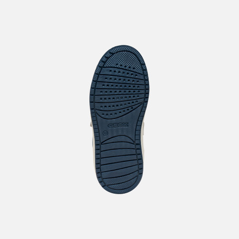 Sneakers with straps WASHIBA JUNIOR White/Light Grey - image number 6 | GEOX