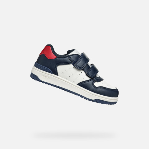 Sneakers with straps WASHIBA JUNIOR Navy/White - image number 0 | GEOX