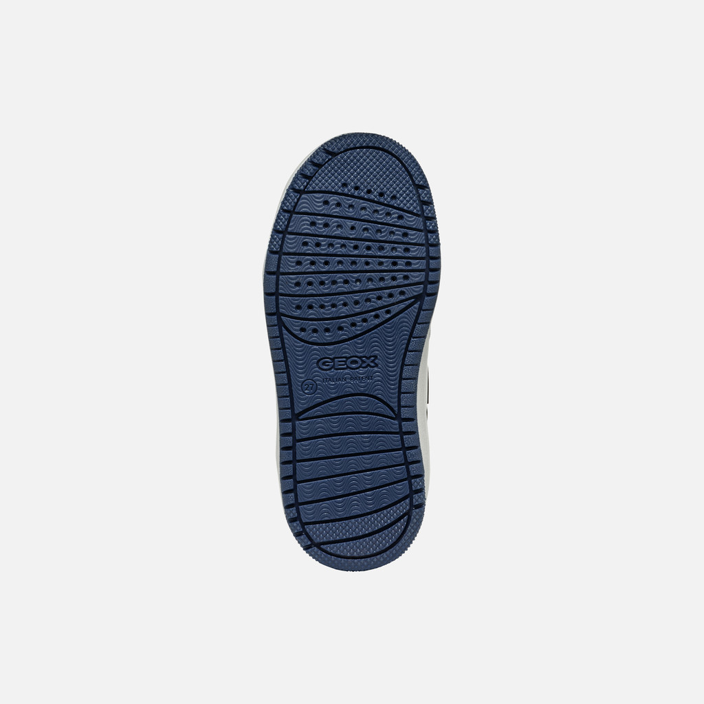 Sneakers with straps WASHIBA JUNIOR Navy/White - image number 6 | GEOX