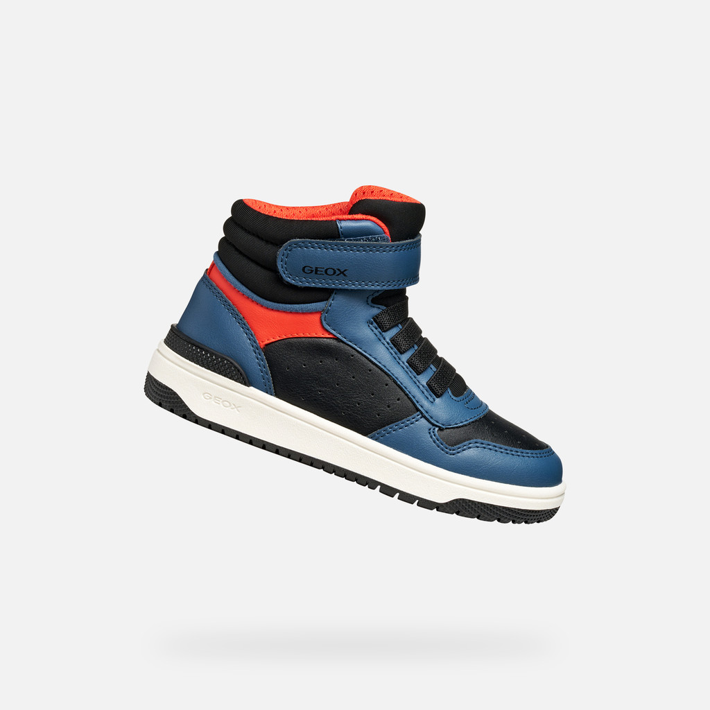 High top sneakers WASHIBA JUNIOR Black/Blue - image number 0 | GEOX