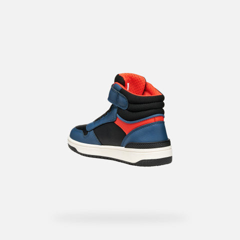 High top sneakers WASHIBA JUNIOR Black/Blue - image number 3 | GEOX