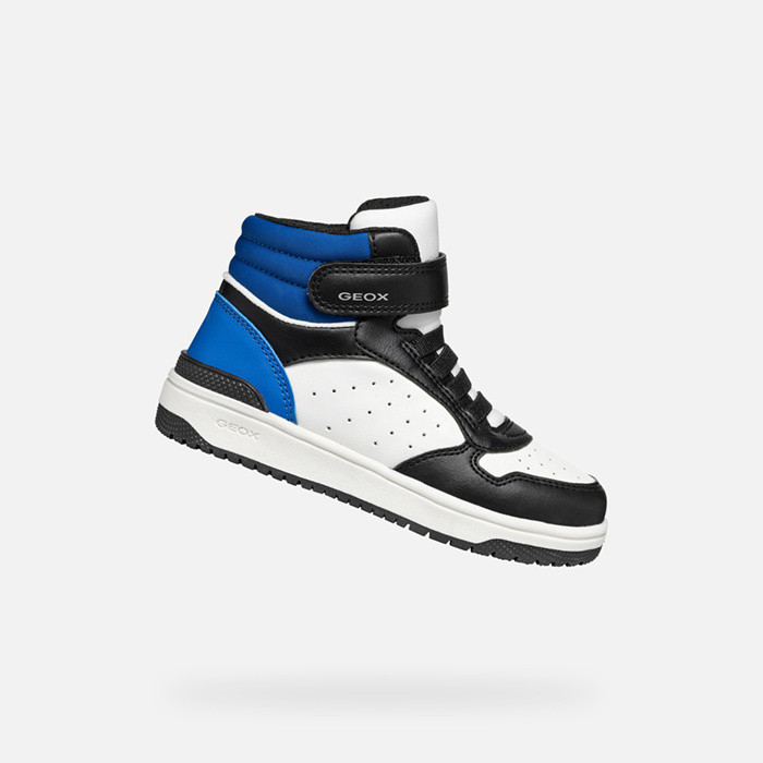 High top sneakers WASHIBA JUNIOR Black/Royal | GEOX