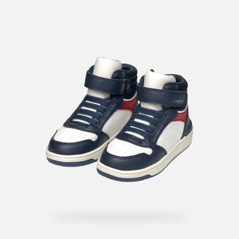 High top sneakers WASHIBA JUNIOR Navy/White - image number 7 | GEOX
