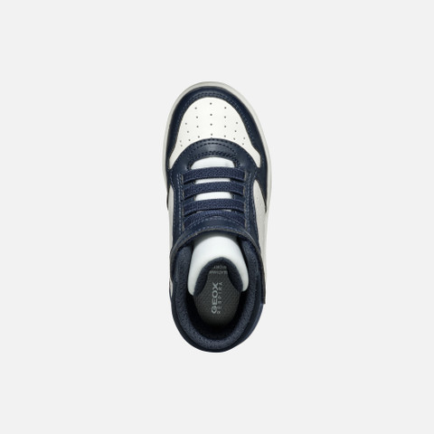 High top sneakers WASHIBA JUNIOR Navy/White - image number 5 | GEOX