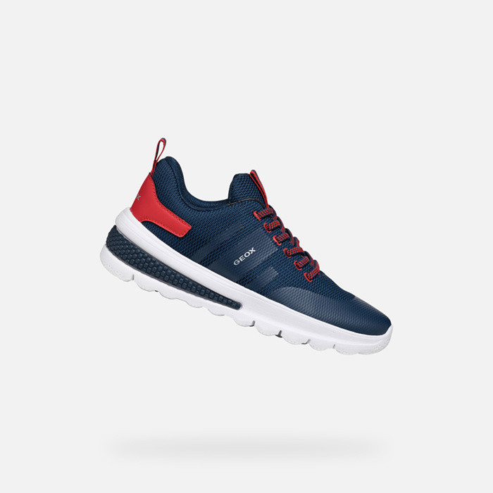 Low top sneakers ACTIVART BOY Navy/Red | GEOX