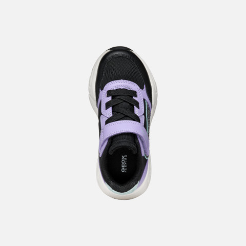 Low top sneakers LOFTUS GIRL Black/Lavender - image number 5 | GEOX