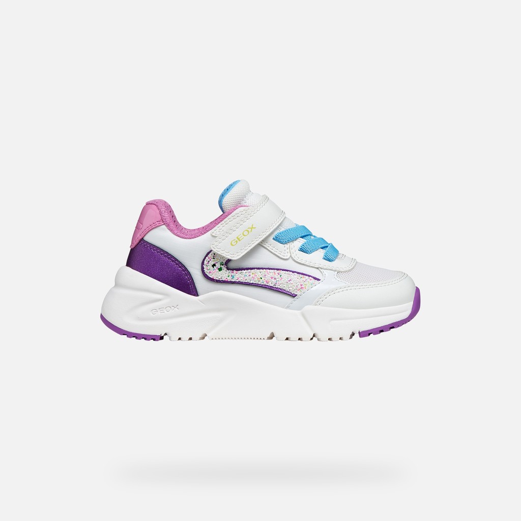 Loftus Fille Blanc/violet Foncé