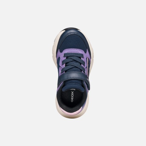 Velcro shoes LOFTUS GIRL Navy/Lilac - image number 5 | GEOX