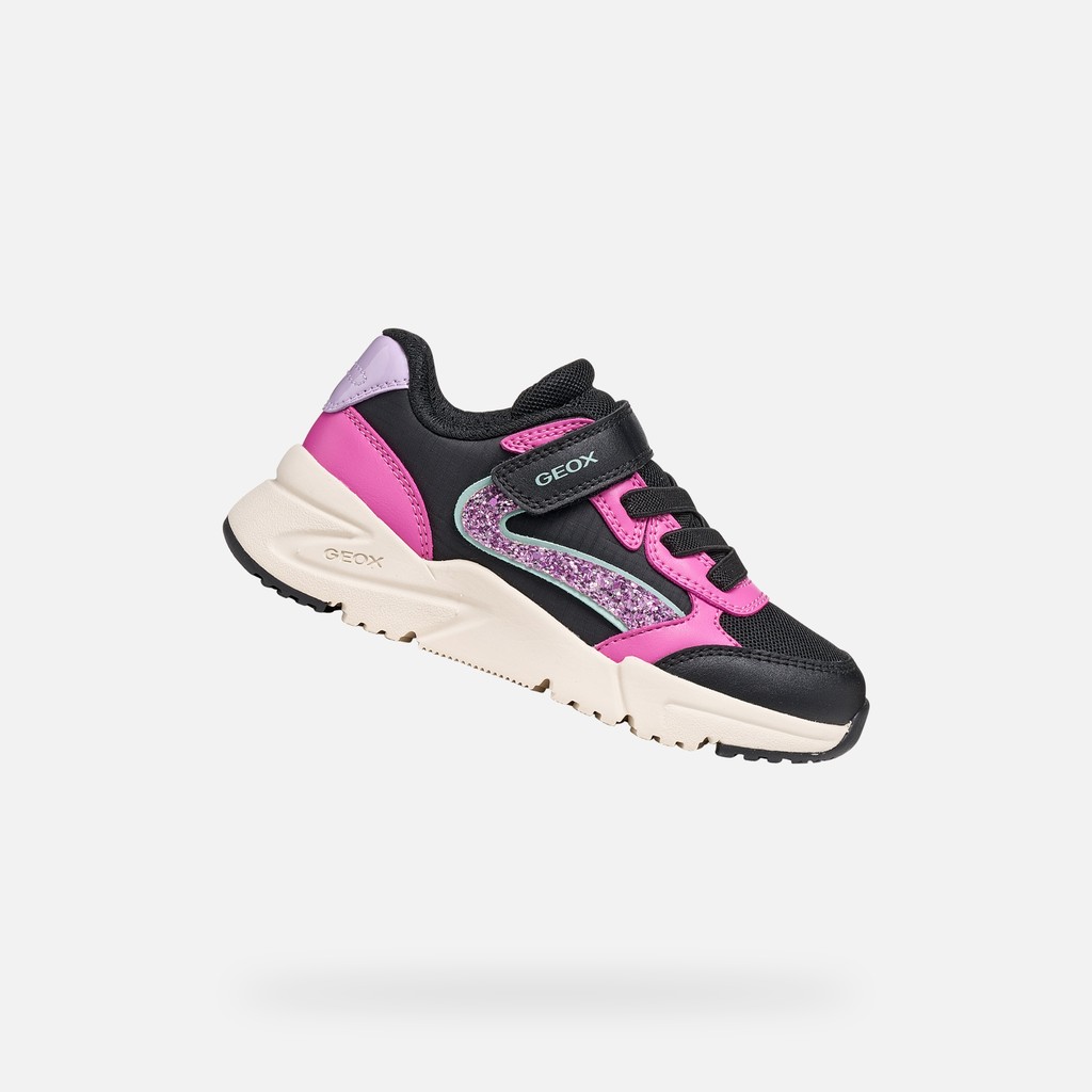Velcro shoes LOFTUS GIRL Black/Fuchsia - image number 0 | GEOX