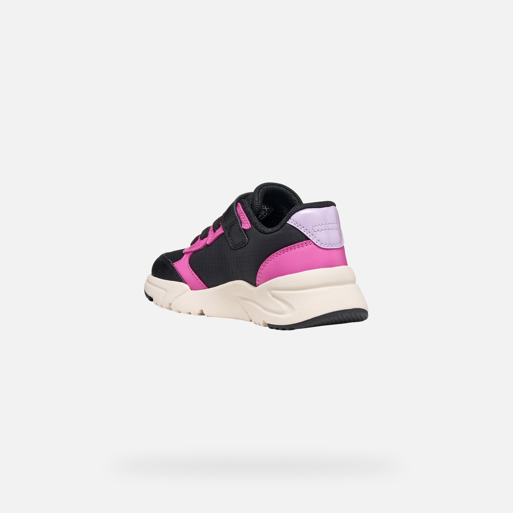Velcro shoes LOFTUS GIRL Black/Fuchsia - image number 3 | GEOX