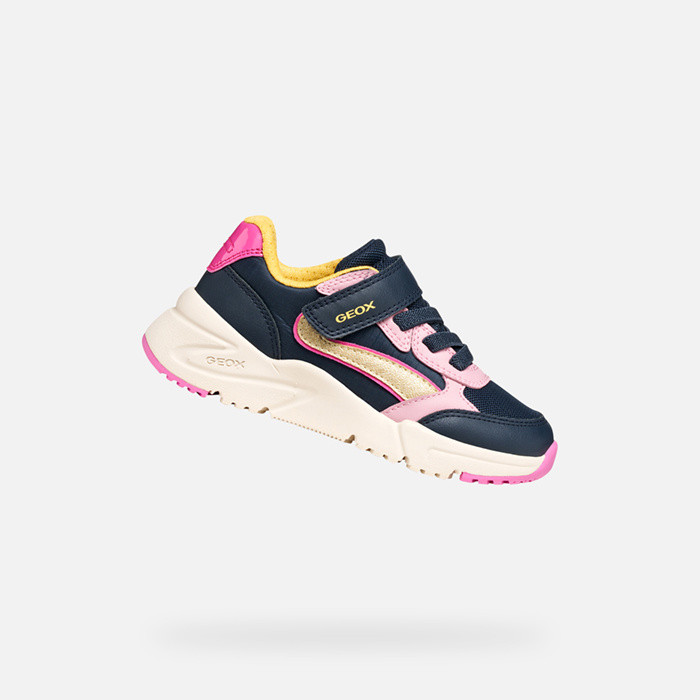Low top sneakers LOFTUS GIRL Navy/Light rose | GEOX