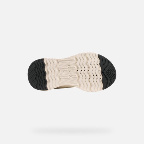Velcro shoes LOFTUS GIRL Light ivory/Platinum - image number 6 | GEOX