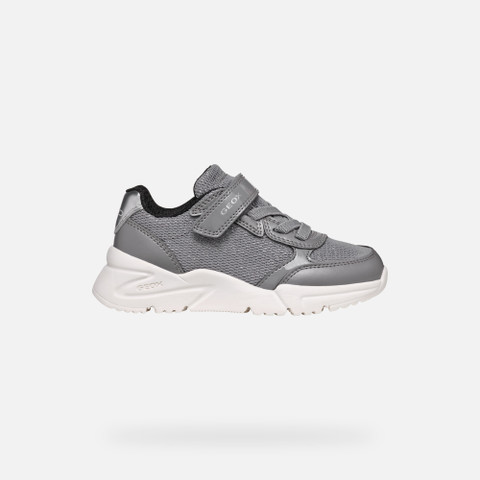 Low Top Sneakers LOFTUS JUNIOR Grey - image number 1 | GEOX