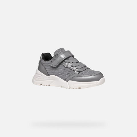 Low Top Sneakers LOFTUS JUNIOR Grey - image number 2 | GEOX
