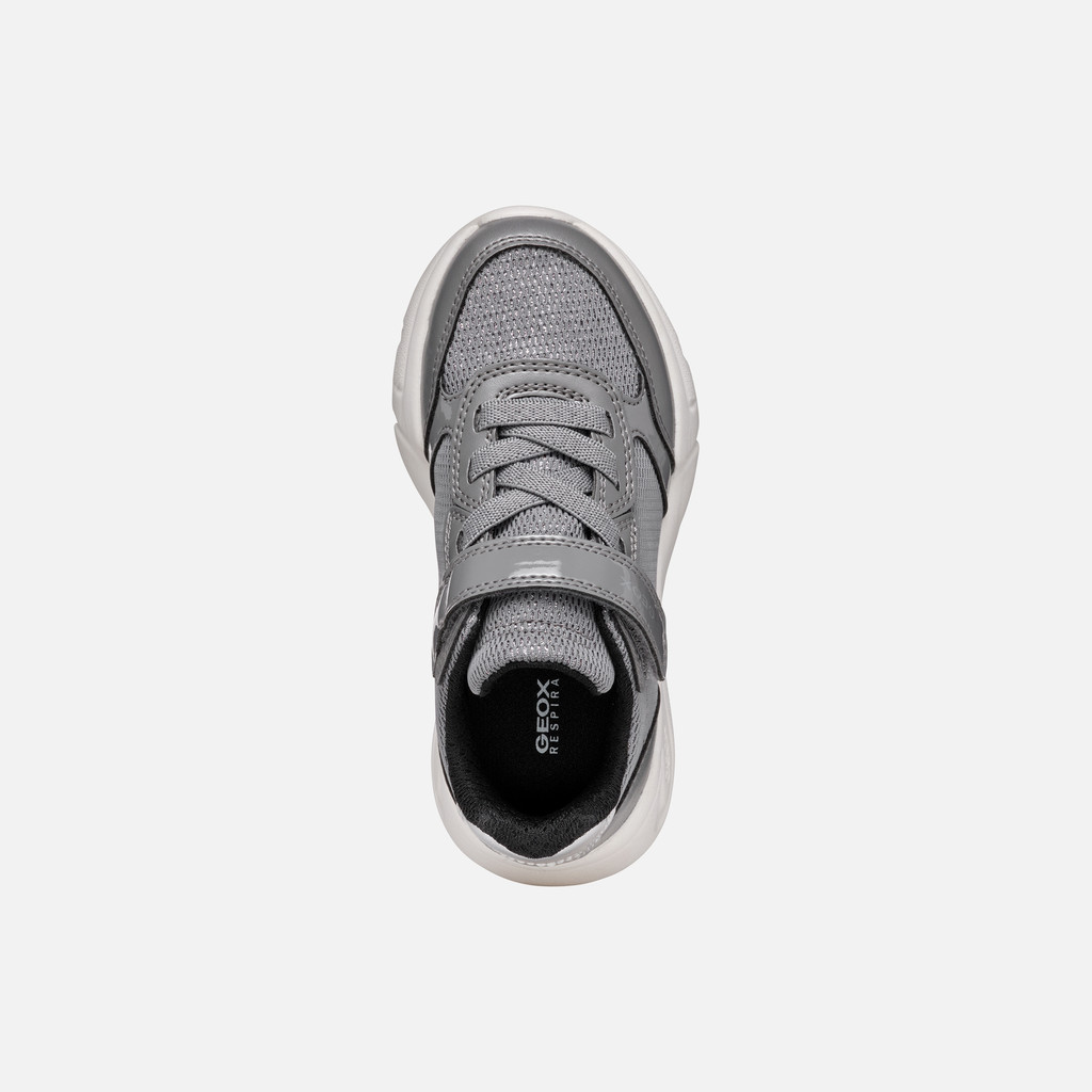 Low Top Sneakers LOFTUS JUNIOR Grey - image number 5 | GEOX