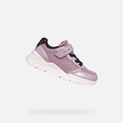 Low top sneakers LOFTUS JUNIOR Dark rose/Black - image number 0 | GEOX