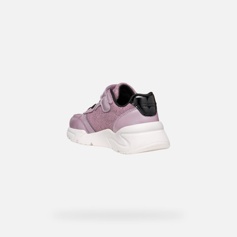 Low top sneakers LOFTUS JUNIOR Dark rose/Black - image number 3 | GEOX