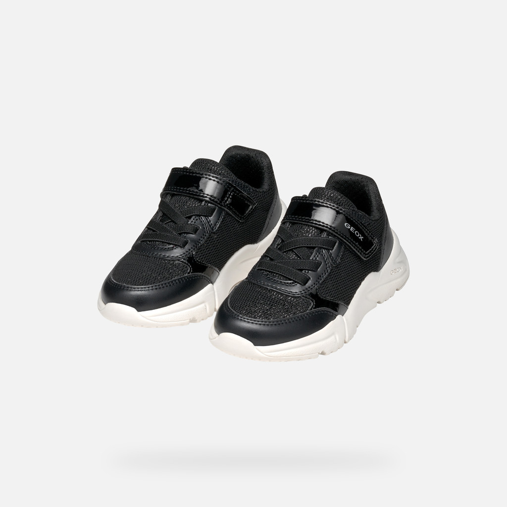 Low top sneakers LOFTUS JUNIOR Black - image number 7 | GEOX