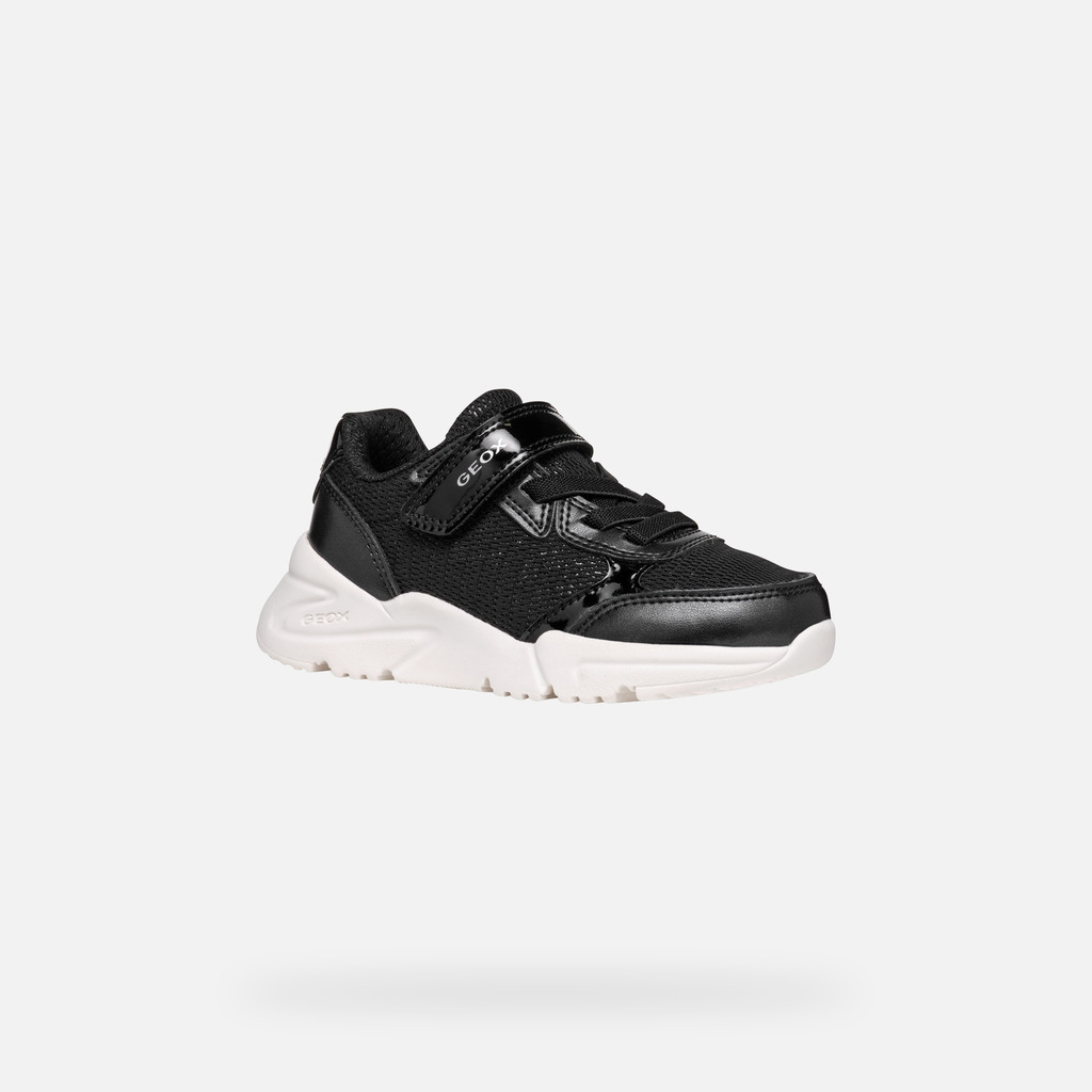 Low top sneakers LOFTUS JUNIOR Black - image number 2 | GEOX