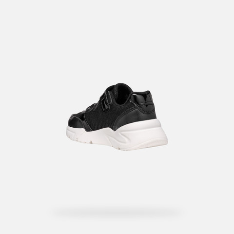 Low top sneakers LOFTUS JUNIOR Black - image number 3 | GEOX