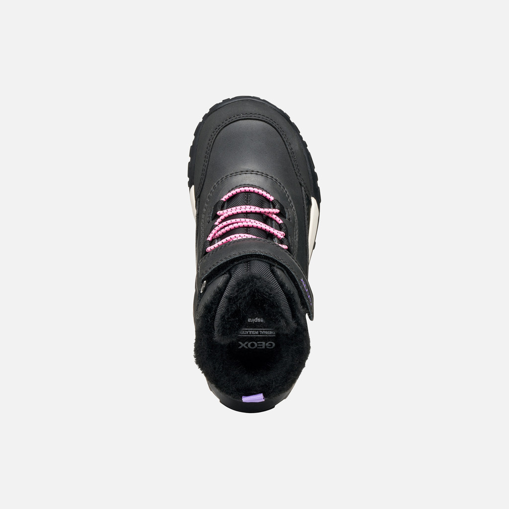 Winter boots TREKKYUP ABX JUNIOR Black/Lilac - image number 5 | GEOX