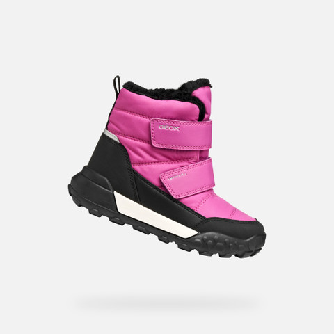 Winter boots TREKKYUP ABX JUNIOR Fuchsia/Black - image number 0 | GEOX
