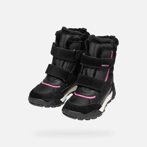 Winter boots TREKKYUP ABX GIRL Black/Fuchsia - image number 7 | GEOX