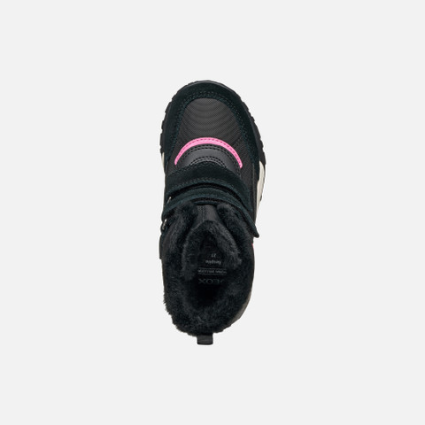 Waterproof ankle boots TREKKYUP ABX GIRL Black/Fuchsia - image number 5 | GEOX