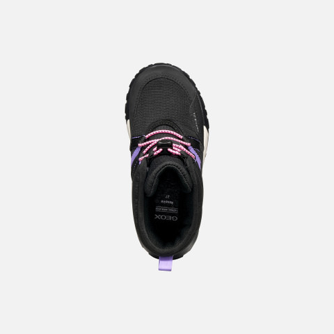 Winter boots TREKKYUP ABX JUNIOR Black/Lilac - image number 5 | GEOX