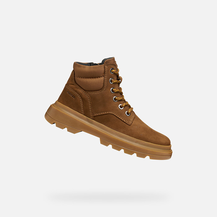 Bottillons KIDDARTAH GARÇON Marron clair | GEOX