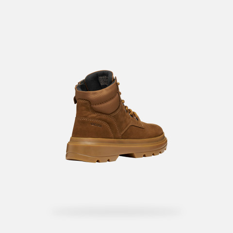 Mid calf boots KIDDARTAH BOY Light Brown - image number 4 | GEOX