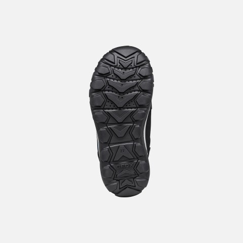 Waterproof ankle boots TREKKYUP ABX JUNIOR Jeans/Black - image number 6 | GEOX
