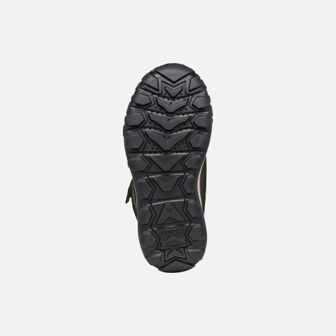 Waterproof ankle boots TREKKYUP ABX JUNIOR Dark Green/Black - image number 6 | GEOX