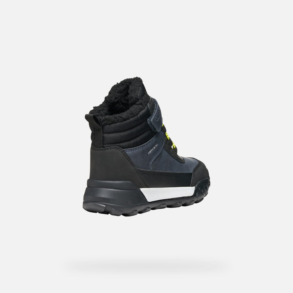 Winter boots TREKKYUP ABX JUNIOR Navy/Lime - image number 4 | GEOX