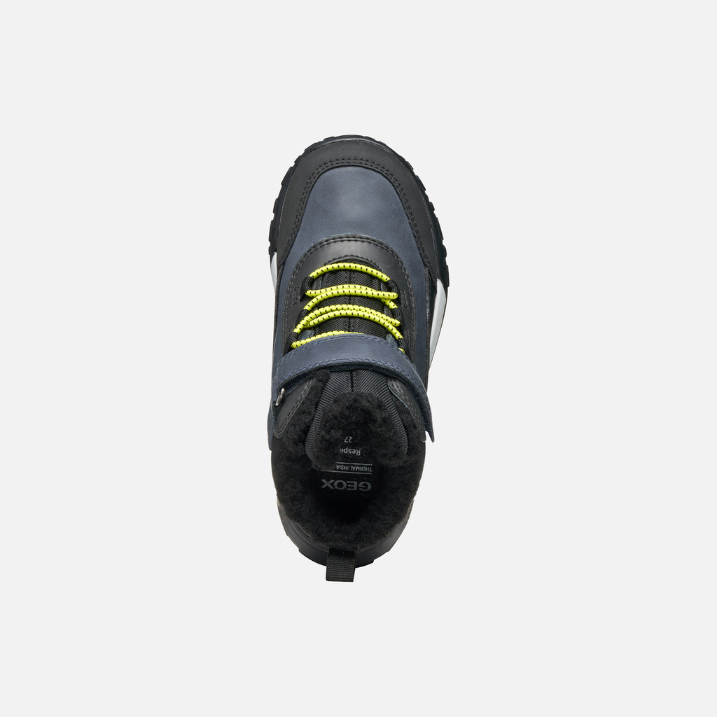 Winter boots TREKKYUP ABX JUNIOR Navy/Lime - image number 5 | GEOX