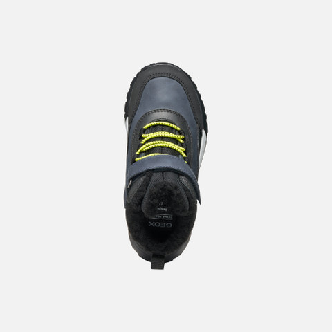 Winter boots TREKKYUP ABX JUNIOR Navy/Lime - image number 5 | GEOX