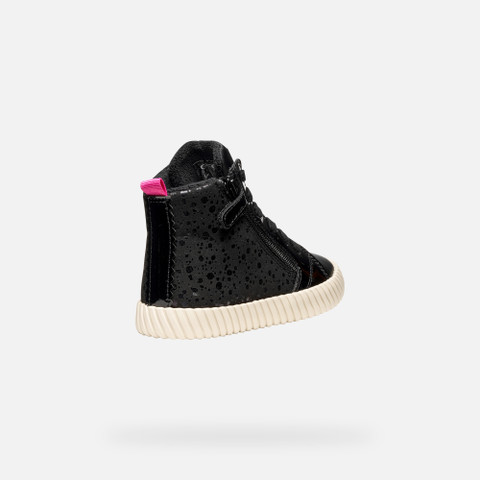 High top sneakers MIRROLESS GIRL Black - image number 4 | GEOX