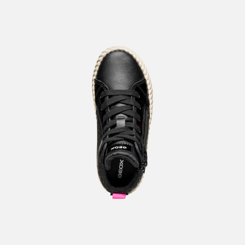 High top sneakers MIRROLESS GIRL Black - image number 5 | GEOX