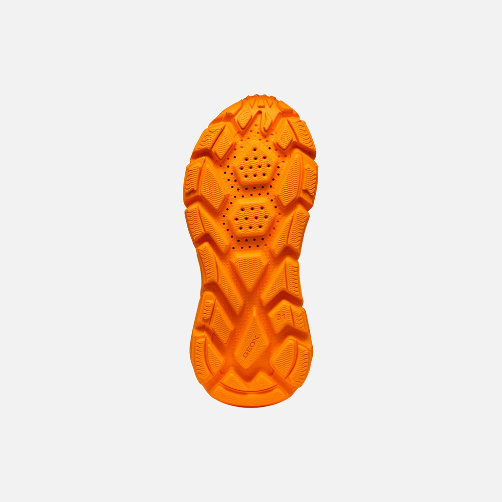 Low top sneakers FLEXYPER FAST JUNIOR Yellow/Orange - image number 6 | GEOX