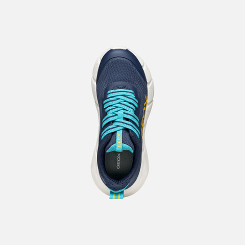 Low top sneakers FLEXYPER FAST JUNIOR Navy/Light Blue - image number 5 | GEOX