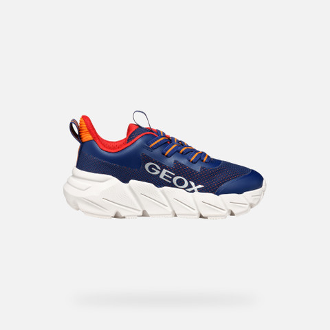 Low Top Sneakers FLEXYPER FAST JUNIOR Navy - image number 1 | GEOX