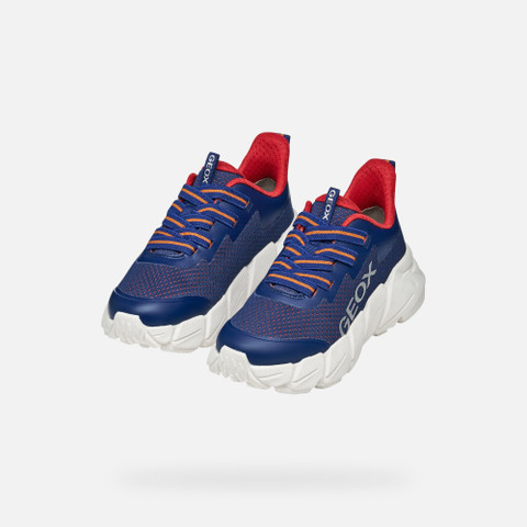 Low Top Sneakers FLEXYPER FAST JUNIOR Navy - image number 7 | GEOX