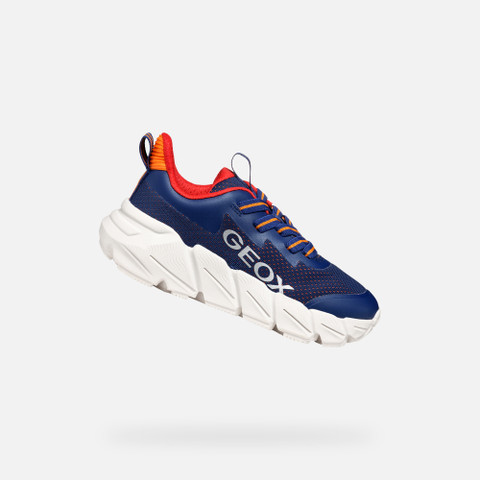 Low Top Sneakers FLEXYPER FAST JUNIOR Navy - image number 0 | GEOX