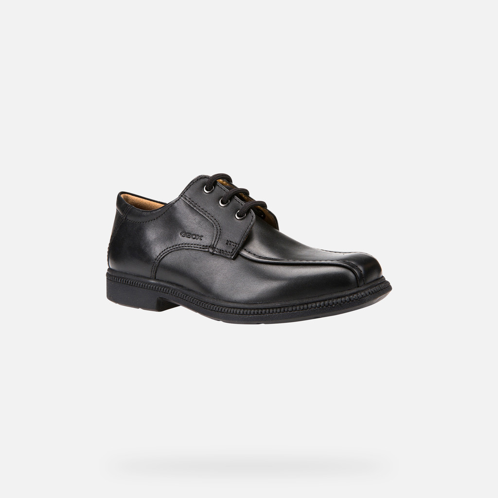 Geox® FEDERICO: Junior Boy's Black Special Occasion Shoes | Geox ® SS23