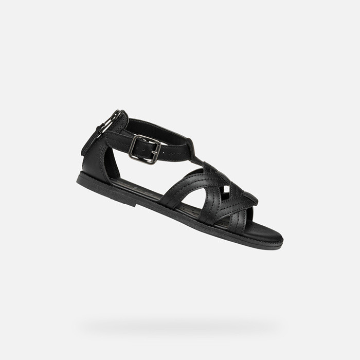 Open sandals SANDAL KARLY GIRL Black | GEOX