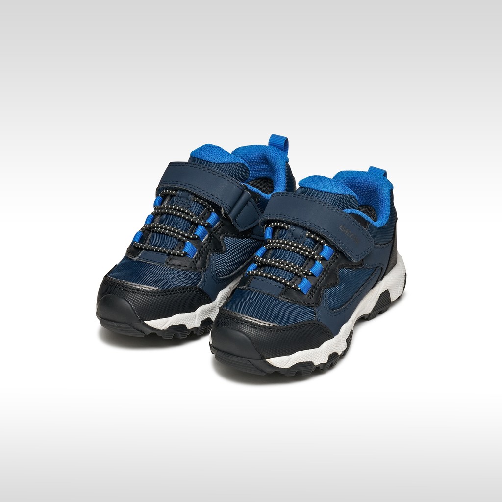 Waterproof trainers MAGNETAR ABX BOY Navy/Royal - image number 1 | GEOX