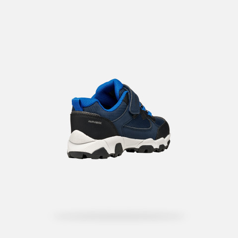 Sneakers imperméables MAGNETAR ABX GARÇON Bleu marine/Bleu roi - image number 4 | GEOX