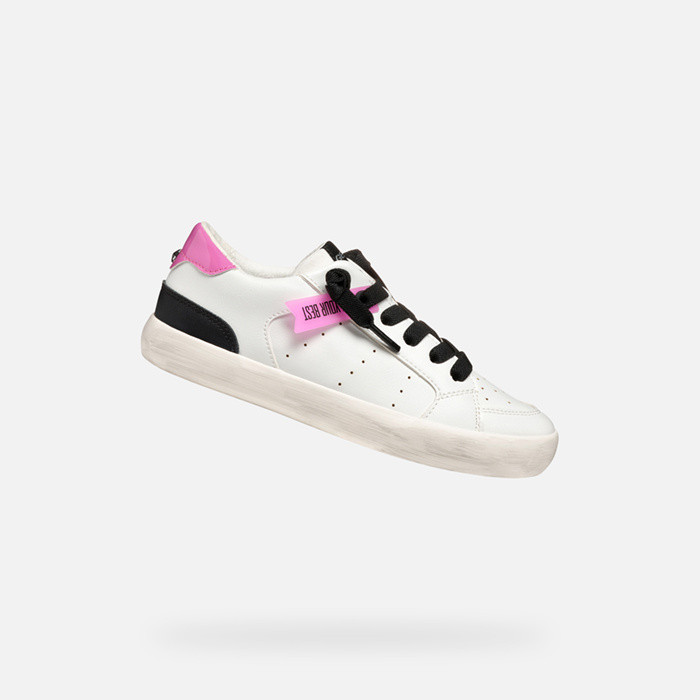 Low top sneakers GISLI GIRL White/Fuchsia | GEOX