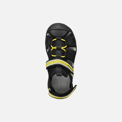 Closed toe sandals VANIETT BOY Black/Yellow - image number 5 | GEOX