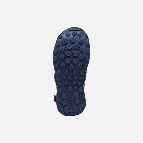 Closed toe sandals VANIETT BOY Navy/Red - image number 6 | GEOX